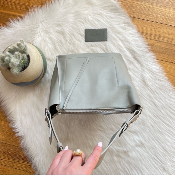 All Saints leather shoulder bag - Picture 7 of 14
